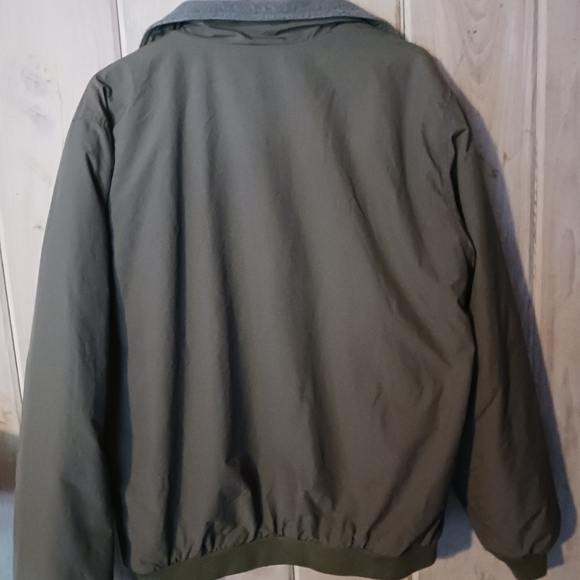 L.L. Bean Classic Men's Olive Bomber Jacket Size Large - Picture 8 of 8